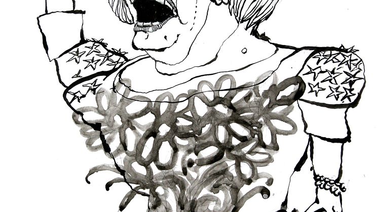 Zarah Leander - illustration EWK