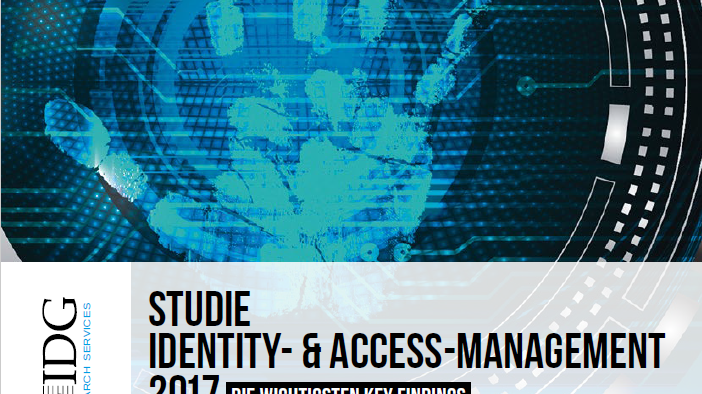 Identity Access Management Studie von IDG Research Services in Zusammenarbeit mit procilon, München 2017
