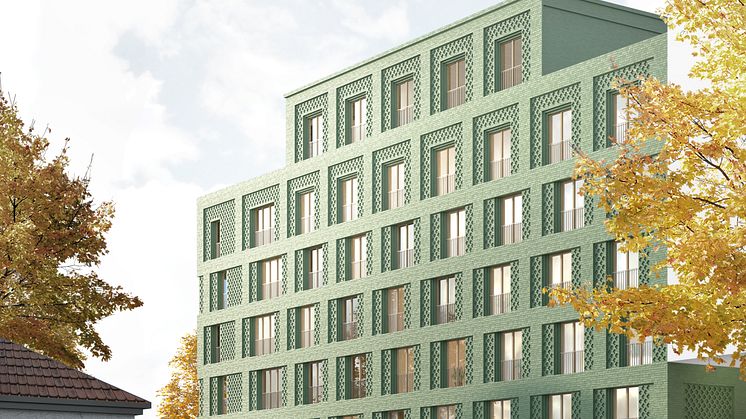 Kv.13 Östra Hagastaden vård- och omsorgsboende Micasa Fastigheter Fotograf/Källa: Marge Arkitektbyrå