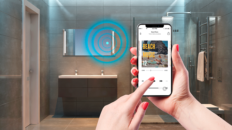 WHD - Unsichtbare Soundsysteme Badezimmerspiegel