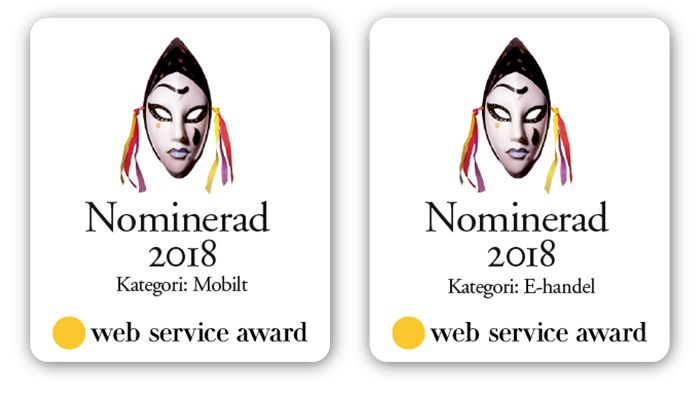 NetOnNet är tvåfaldigt nominerad i Web Service Award 2018