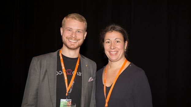 Rikard Lundgren, adept och Anna Sjödin, mentor, deltog i mentorprogrammet 2017