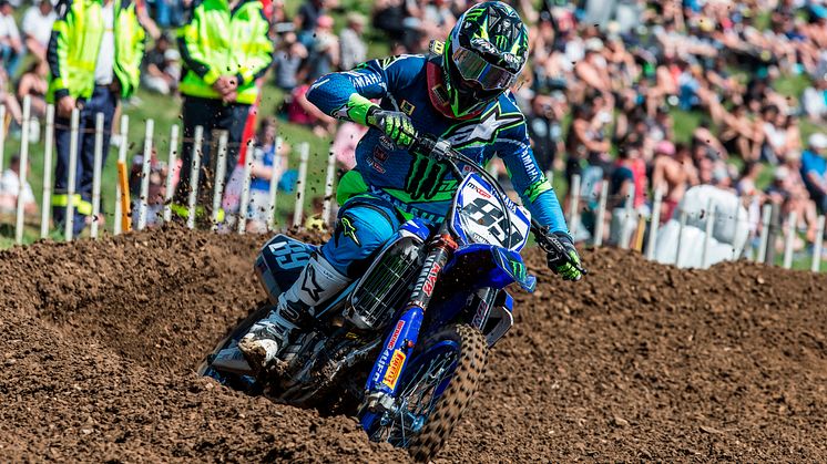 3位／6位で総合5位となった＃89 J・ファン・フォルベークとYZ450FM
