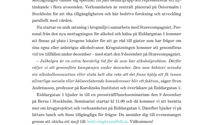 Den här julen dricker en miljon svenskar för mycket