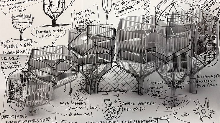 Interstitial Towers, Workshop Sketch