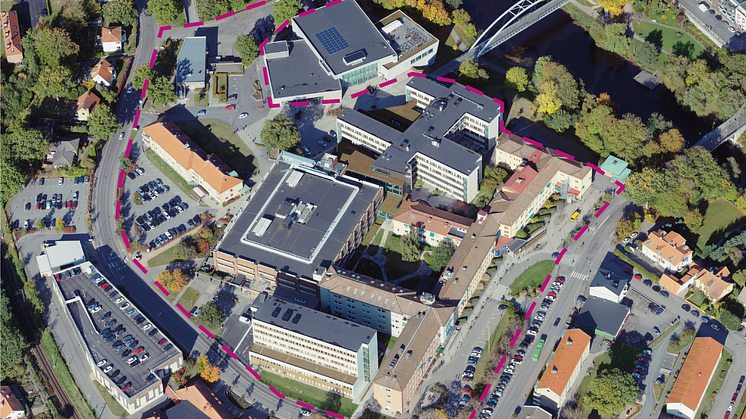 Bild över planområdet. 