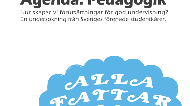 Rapport: Agenda pedagogik 