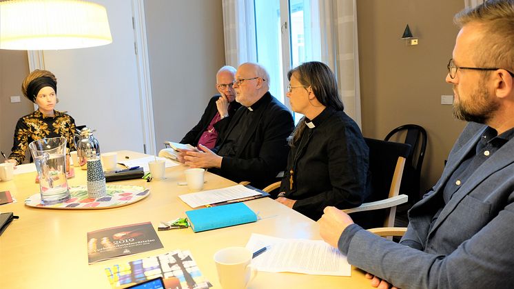 Sveriges kristna råds möte på Kulturdepartementet handlade bland annat om kyrkornas roll i civilsamhället. Foto: Mikael Stjernberg.