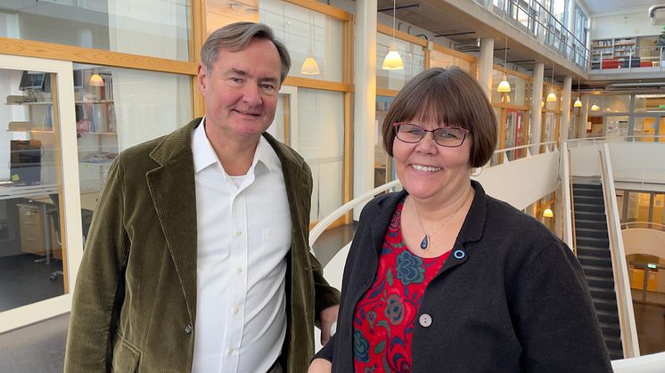 Diabetesforskarna Allan Vaag och Lena Eliasson är nya koordinatorer för Lunds universitets diabetescentrum. Foto: Petra Olsson