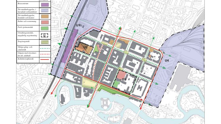 Områden kring Norrcity