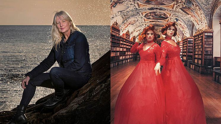 Karin Smirnoff gör författarbesök och Drag Queen Story Hour håller i en normkreaiv sagostund på Fyrens bibliotek.
