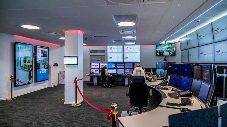 Tyra onshore control room