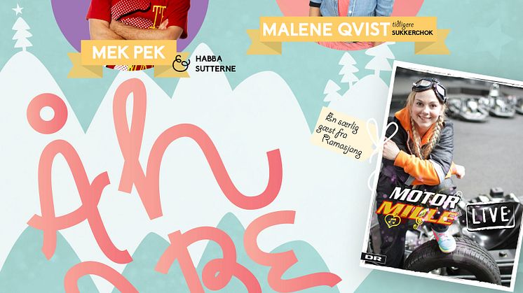 ​Åh Abe i sneen fylder VEGA med julehygge