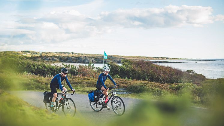 Kattegattleden följer kusten hela vägen från Helsingborg till Göteborg, genom hela Halland. Foto: Oskar Albrektson