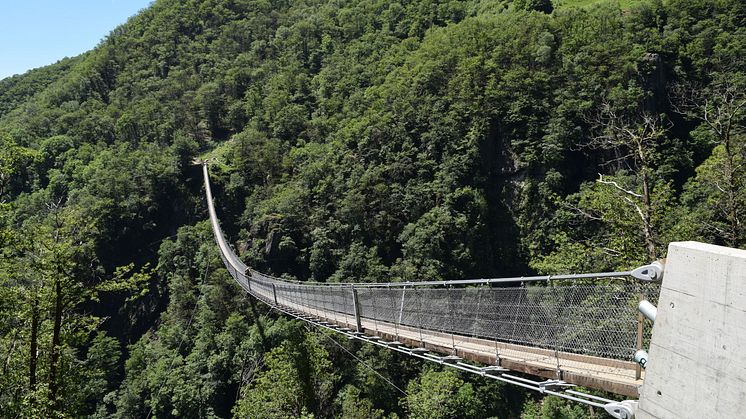 Ponte Tibetano im Tessin - Copyright Tessin Tourismus