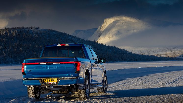 Ford F-150 Lightning Norge vinter 2023