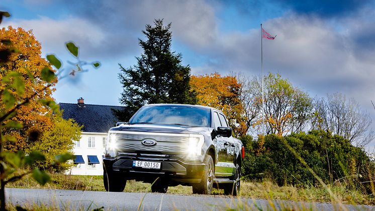 Ford F-150 Lightning høst 2023 Norge (22)