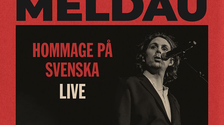 Omslag - Albin Lee Meldau "Hommage på svenska LIVE"