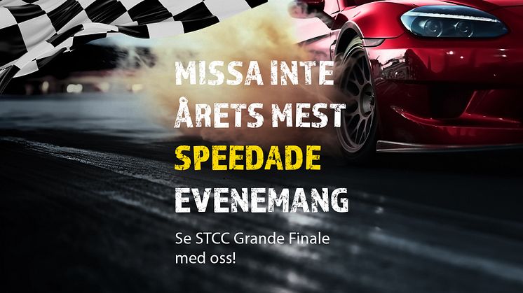 Copiax tar säkerhetsbranschen till årets mest speedade evenemang:  STCC Grande Finale