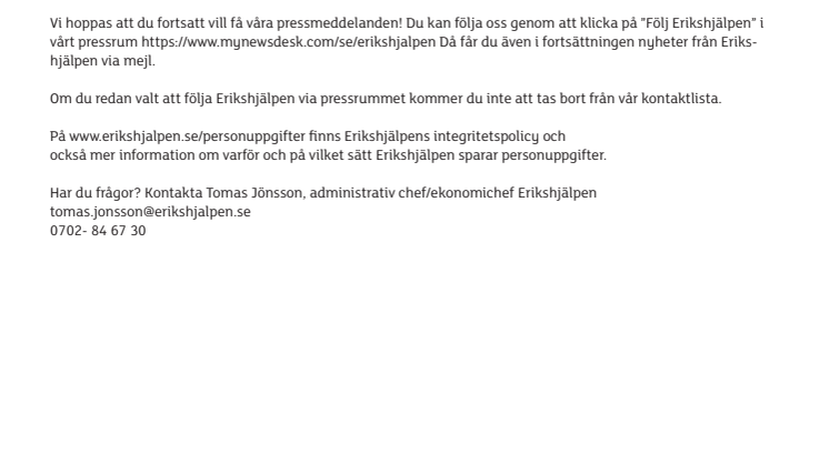 Vi gör om våra kontaktlistor