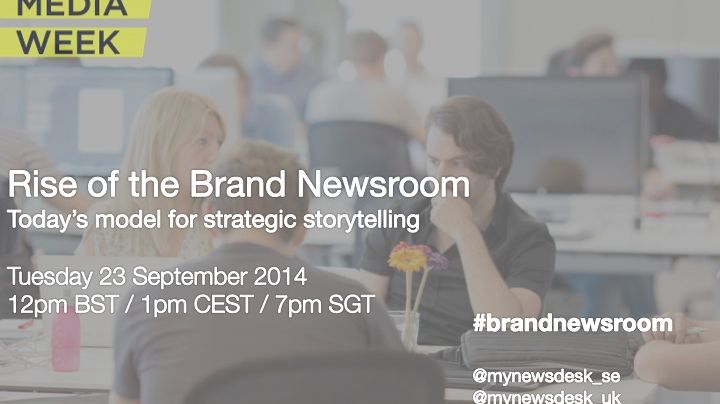 Online event: Rise of the Brand Newsroom