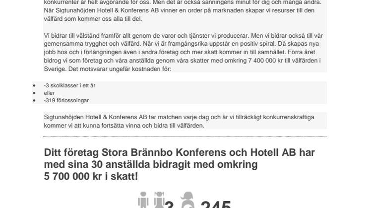 Sigtuna Meetings tar matchen