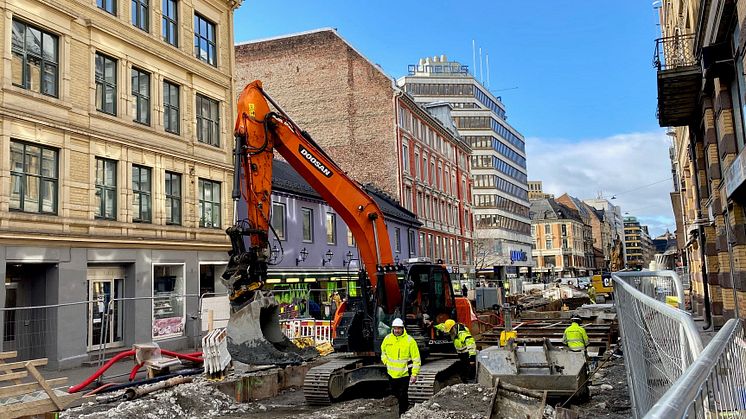 Oppgraderingen av Storgata er et av de store gateopprustningsprosjektene i Trikkeprogrammet. Det skal blant annet skal gjennomføres omfattende vann- og avløpsarbeider mange meter under bakken.