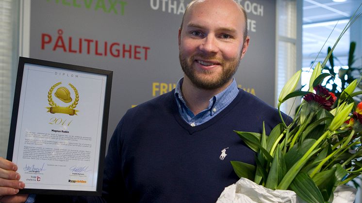 Årets Byggchef 2011 prisas för sin förändringsvilja