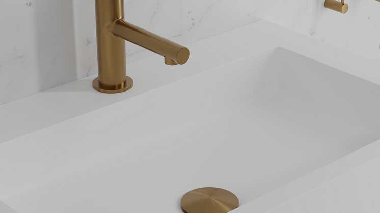 Primy Tvättställsblandare Steel Vertex Sand 10226