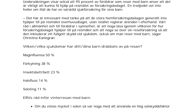 Ett av tio svenska barn får solsting på semestern