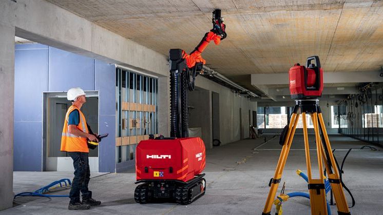 Hilti lanserar Jaibot – högeffektiv borrobot tar nästa steg mot digitalisering