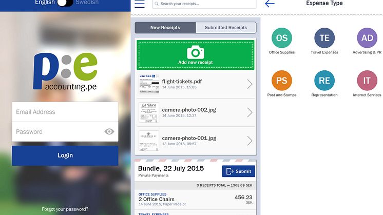 PE Accounting minskar administrationen för företagare genom ny app