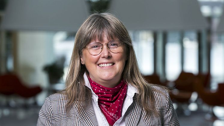 Britta Permats, VD, Svensk Ventilation, berättar att Svensk Ventilation kommer satsa på en stor inneklimatarena till Nordbygg 2020 (Foto:Svensk Ventilation)