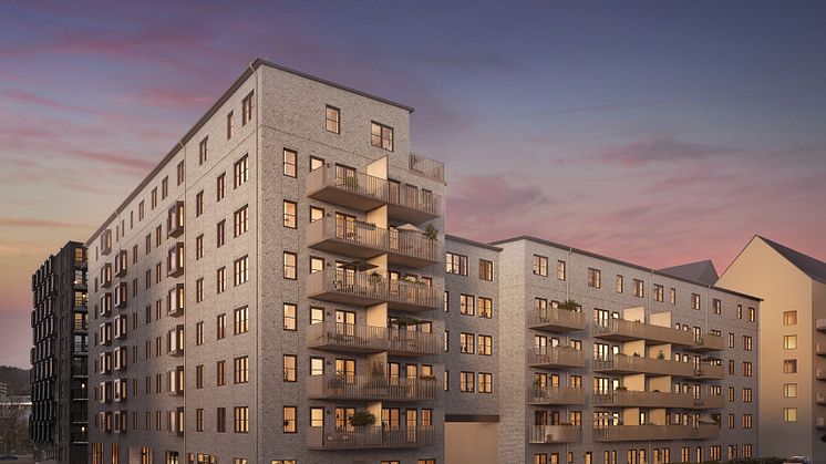 Kvarteret Atlas på Falkenbergsgatan i Göteborg.
