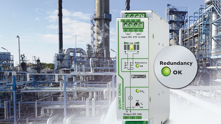 Active Redundancy Modules and Diodes for the Process Industry 