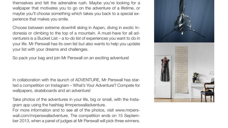 Adventure by Mr Perswall