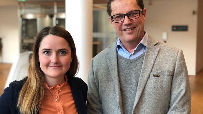 Christine Andersson, Affärsrådgivare och Agronom på LRF Konsult och Ulf Möller, segmentsansvarig Skog & Lantbruk på Swedbank och Sparbankerna.