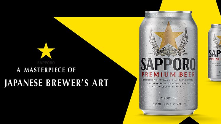 Sapporo Premium Lager – legendarisk japansk öl släpps i systembolagets fasta sortiment.