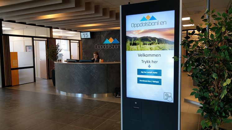 Procon Digital BankVert tar effektivt i mot bankkundene i Oppdalsbanken