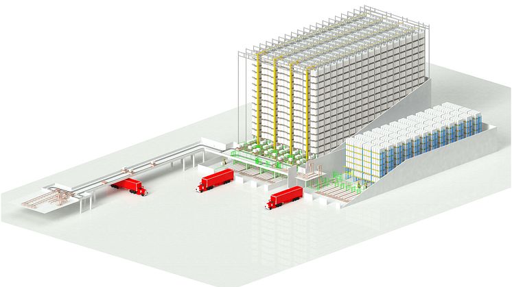 Jungheinrich bygger en automationslösning för Coca-Cola HBC vid företagets fabrik i Radzymin i Polen.
