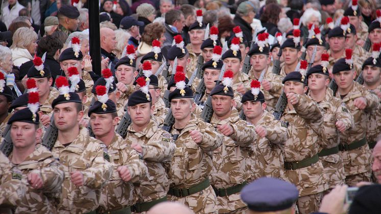 Fusiliers to make Homecoming Parade in Bury