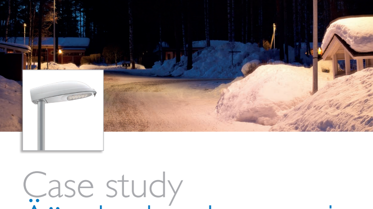 Case study: Äänekosken kaupungin katuvalaistus