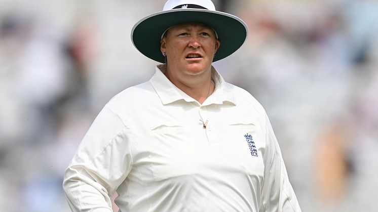 Trailblazing umpire Redfern to make history with LV= Insurance County Championship debut