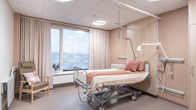 Tønsberg sykehus, interiør somatikk – Melissa Hegge, LINK Arkitektur (30)