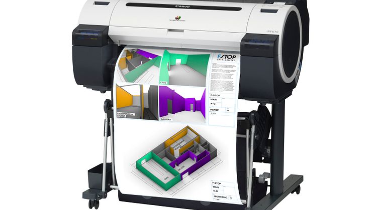 Canon lanserar två nya imagePROGRAF storformatskrivare med fem färger 