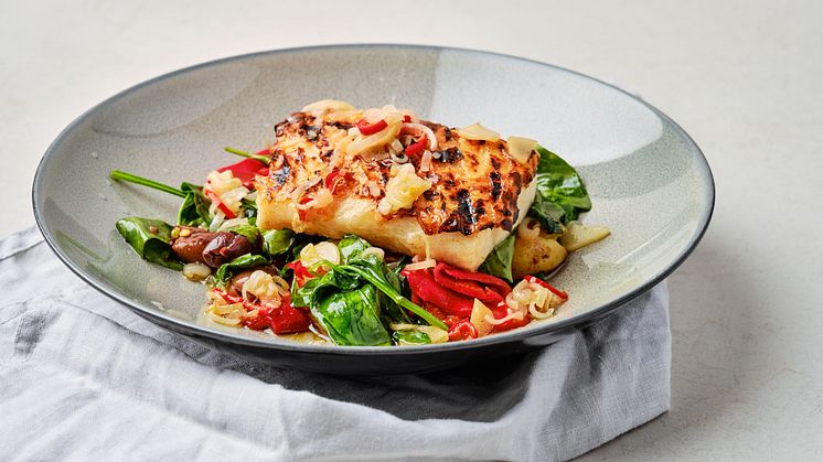 Grillet klippfisk fra Portugal