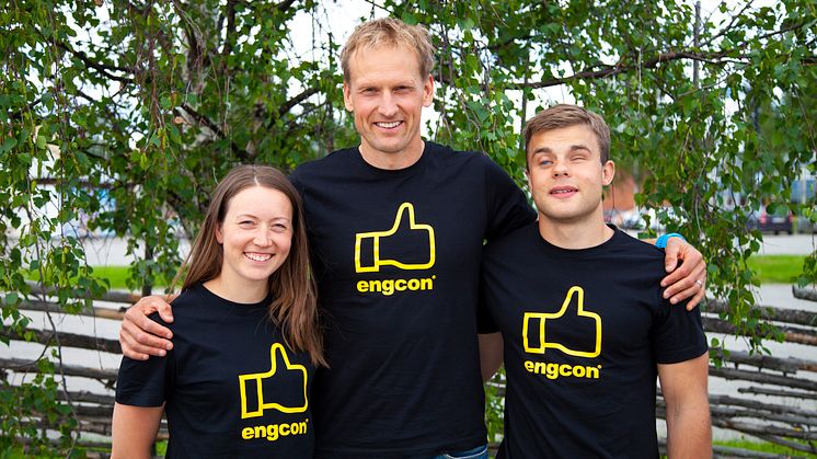 team_engcon_fr v_Laila Kveli, Jerry Ahrlin, Sebastian Modin.