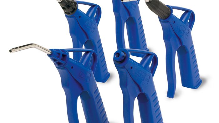 Hög blåskraft,  Lättreglerat flöde,  Ergonomiskt grepp