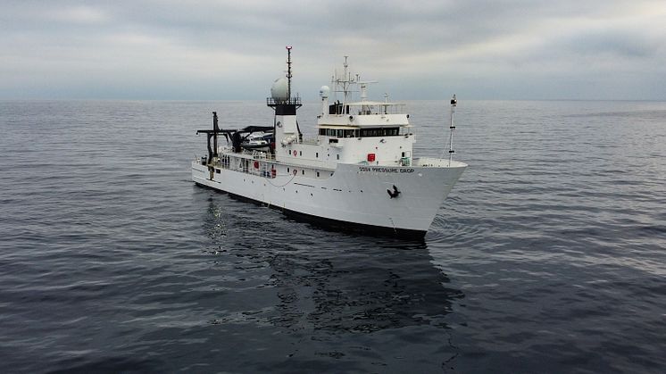 Data will be transmitted from the Indian Ocean to the research vessel Pressure Drop and relayed via Fleet Xpress. CREDIT: NEKTON