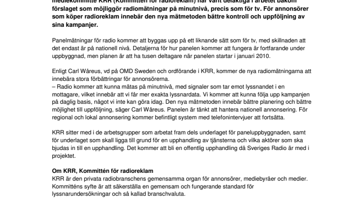 Högre effekt med ny mätmetod för radio